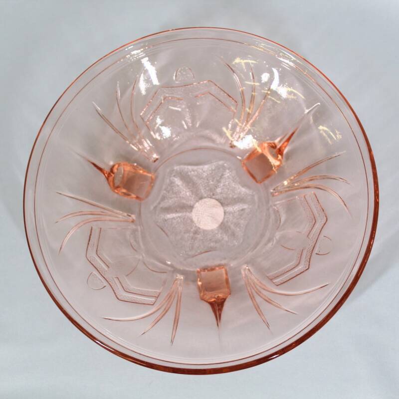 Vintage schaal, roze