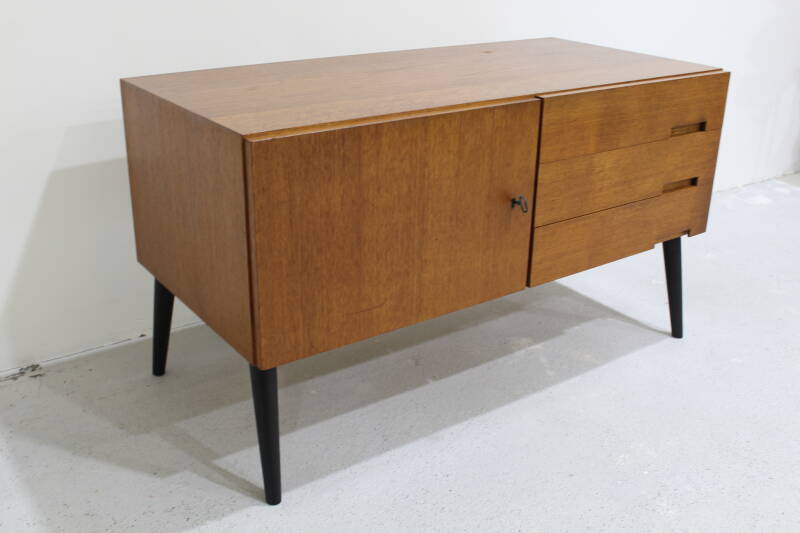 Vintage tv-meubel, ladekast, dressoir - Friedrich A. Flamme F.A.F. jaren '60 | 01046