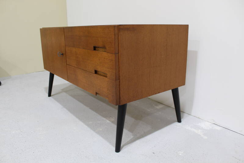 Vintage tv-meubel, ladekast, dressoir - Friedrich A. Flamme F.A.F. jaren '60 | 01046
