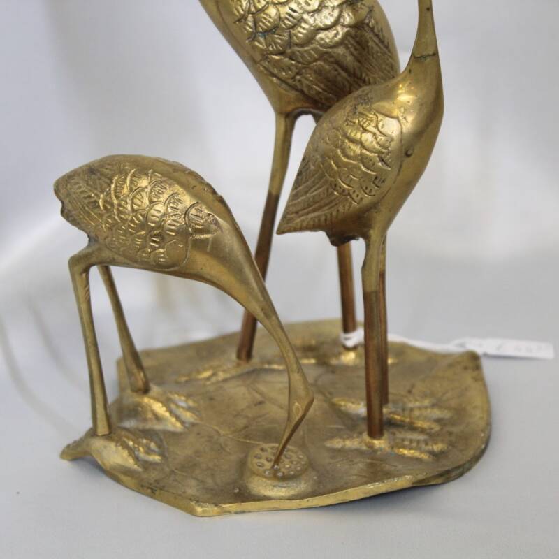 Vintage kraanvogels messing