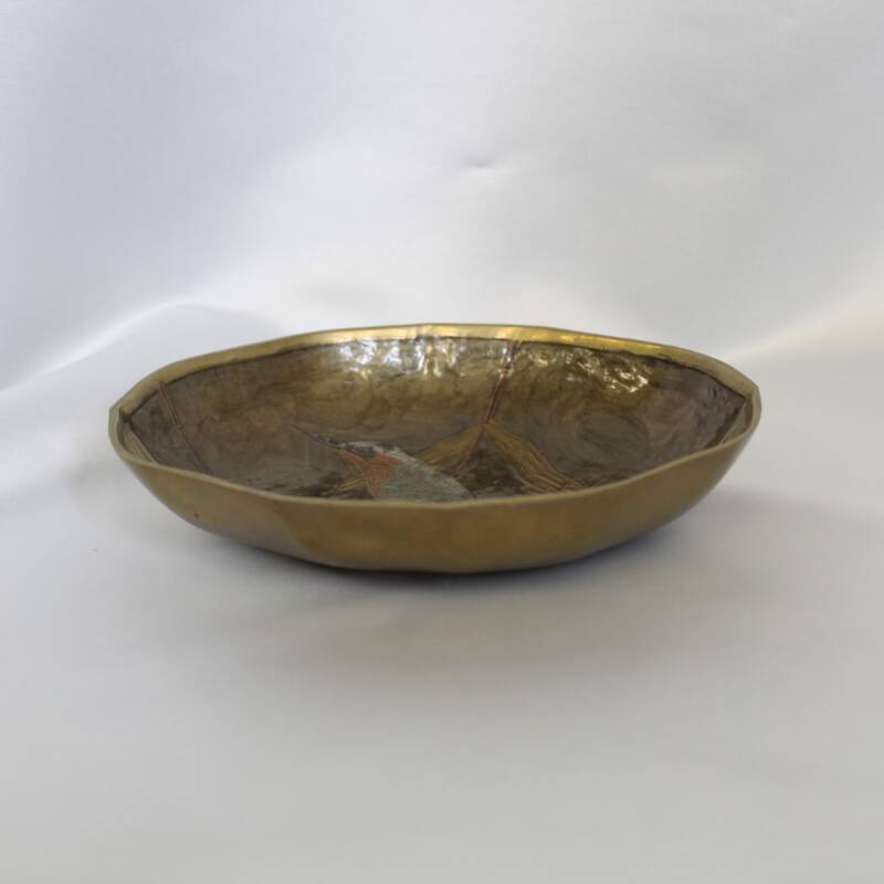 Vintage brass bowl, jewelry bowl