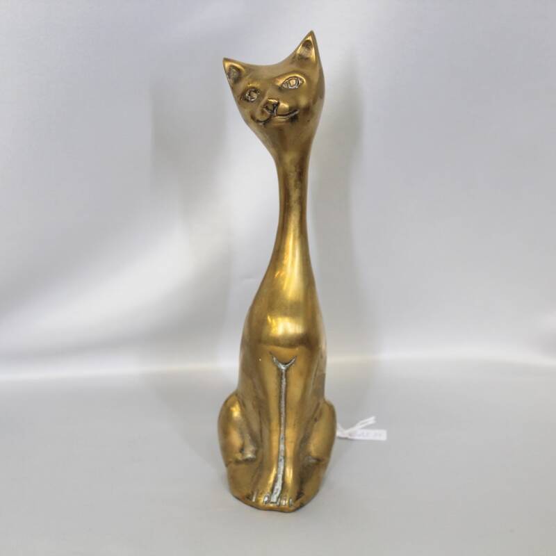 Vintage messing kat (31 cm)