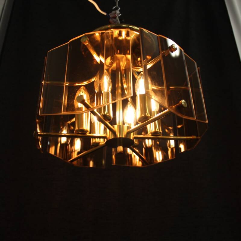 Vintage hollywood regency plafondlamp