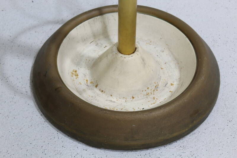 Vintage standing coat rack, wardrobe - brass | 01106