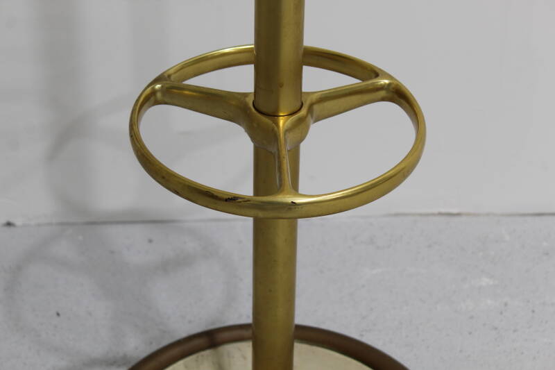 Vintage standing coat rack, wardrobe - brass | 01106