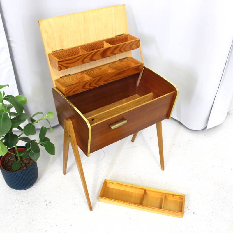 Vintage sewing cabinet, side table