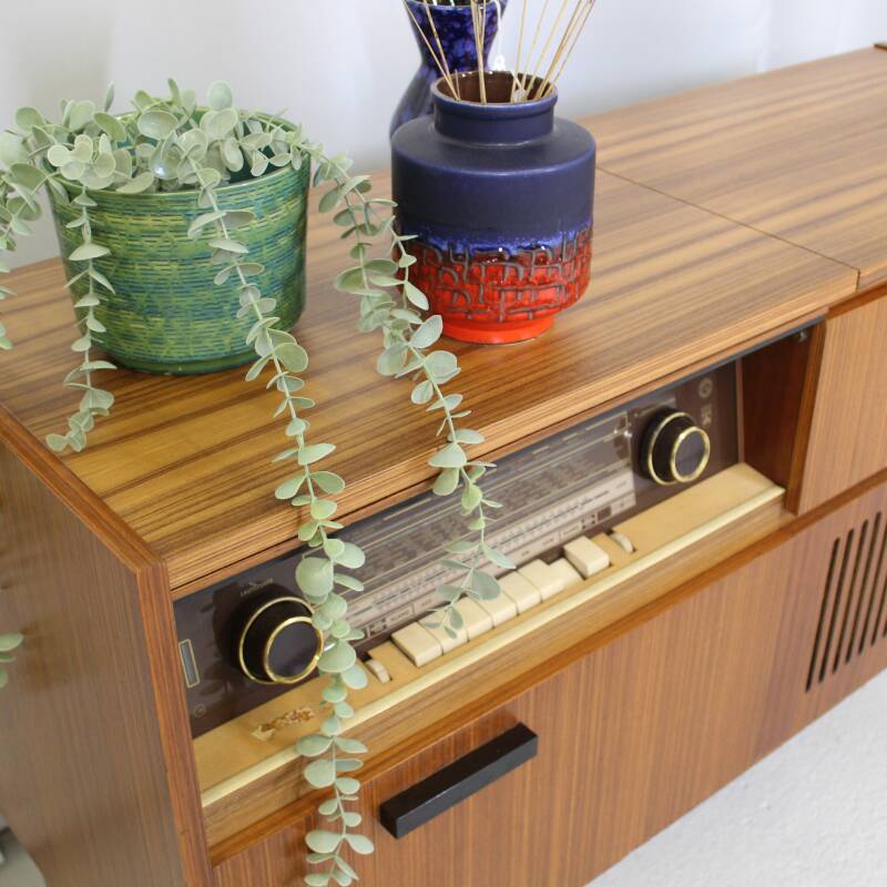 Vintage sideboard, radio cabinet, music cabinet