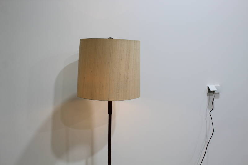 Vintage Deense vloerlamp - teak, jaren '60 | 01110