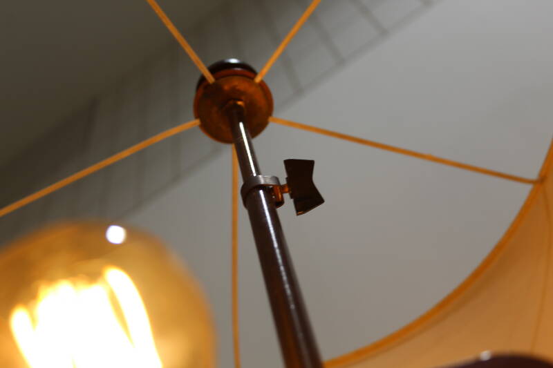 Vintage Deense vloerlamp - teak, jaren '60 | 01110
