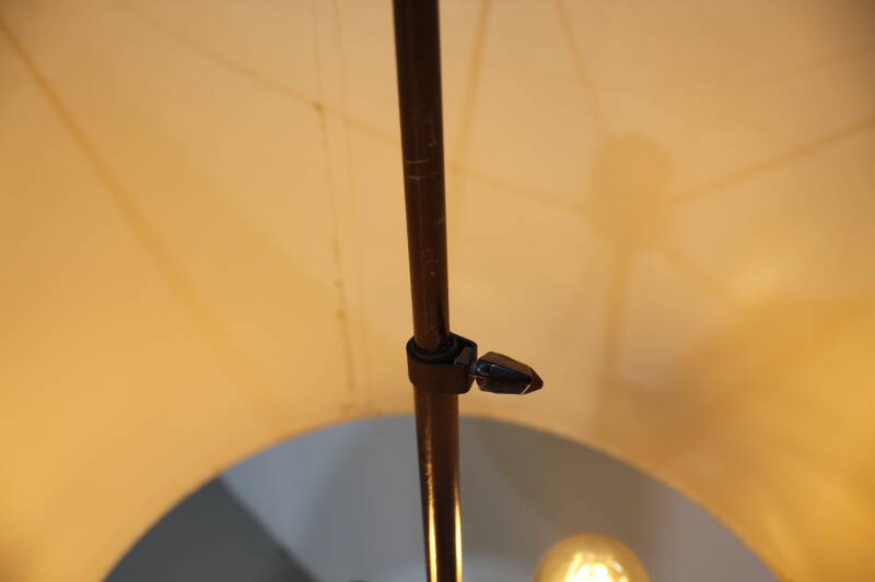 Vintage Deense vloerlamp - teak, jaren '60 | 01110