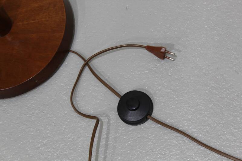 Vintage Deense vloerlamp - teak, jaren '60 | 01110