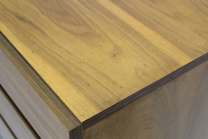 Vintage dressoir, sideboard - notenhout, jaren '60 | 01115