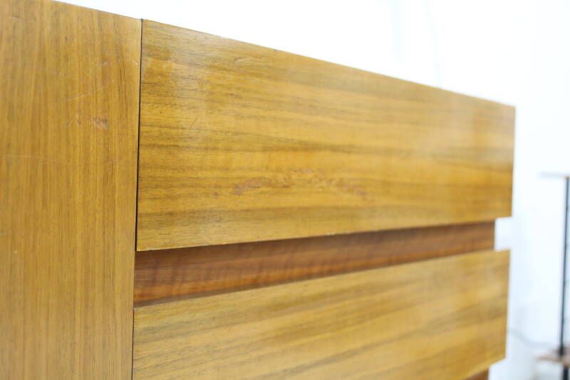 Vintage dressoir, sideboard - notenhout, jaren '60 | 01115