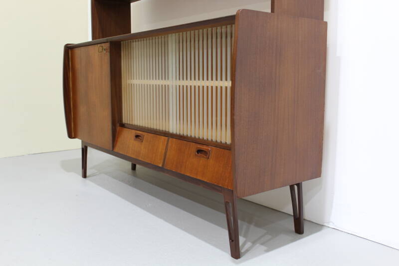 Vintage highboard, sideboard - teak, 60s | 01129