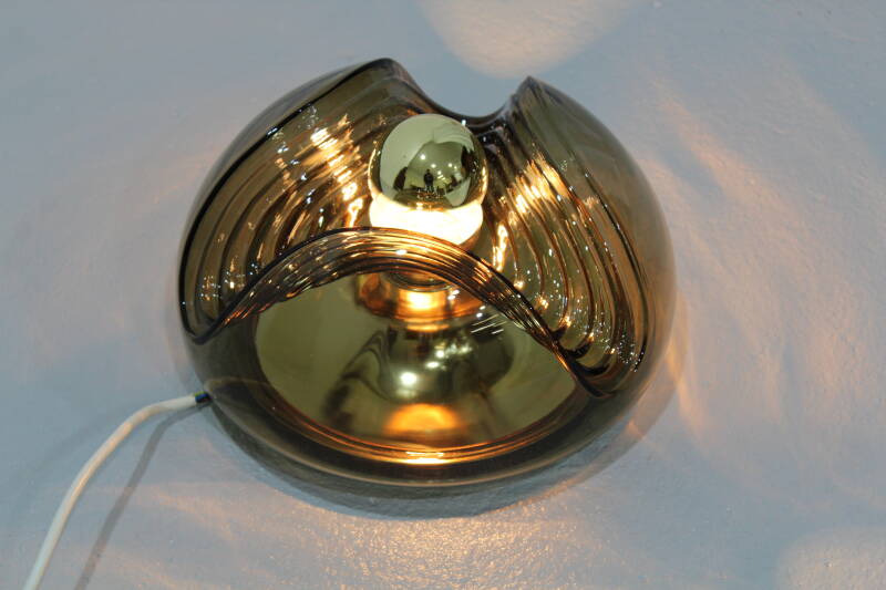 Vintage design wandlamp, plafondlamp Peill & Putzler Wave - space age | 01125