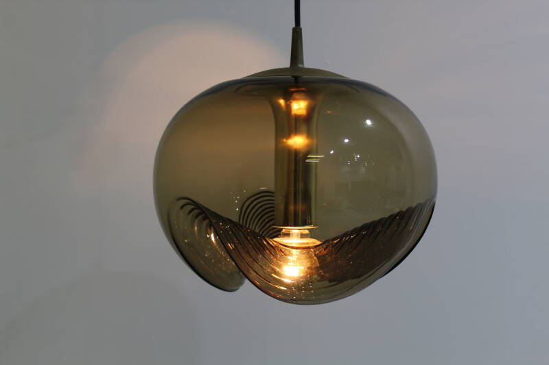 Vintage design hanging lamp, Peill & Putzler Wave - space age | 01124