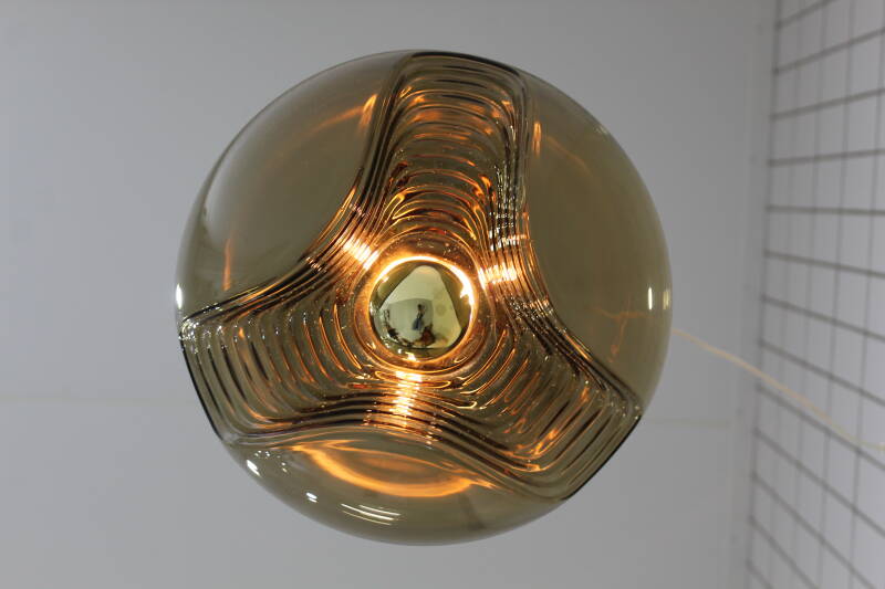 Vintage design hanging lamp, Peill & Putzler Wave - space age | 01124