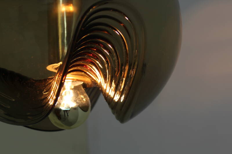 Vintage design hanging lamp, Peill & Putzler Wave - space age | 01124