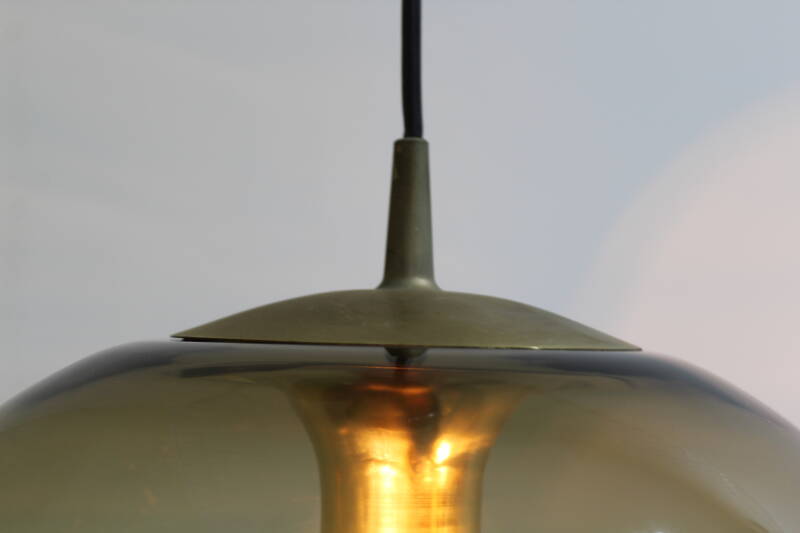 Vintage design hanging lamp, Peill & Putzler Wave - space age | 01124