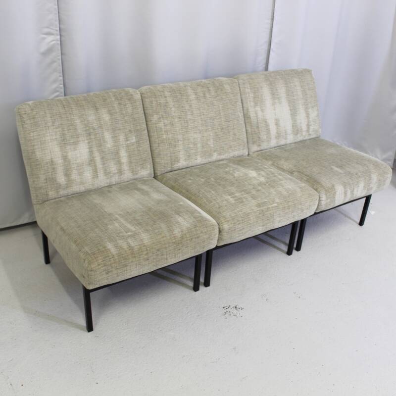 Vintage bankje of 3 fauteuils