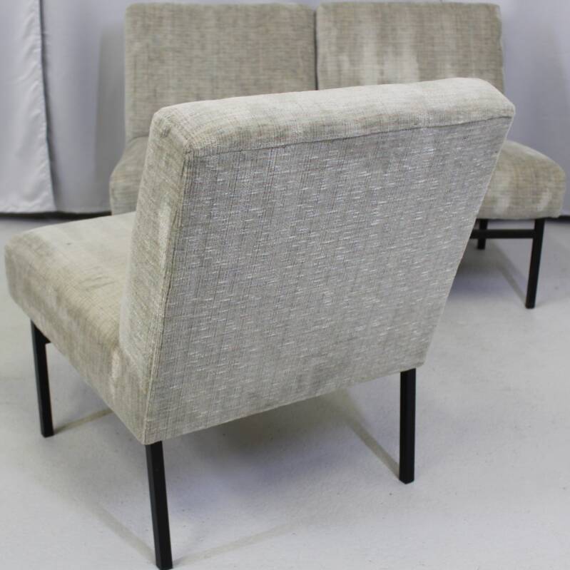 Vintage bankje of 3 fauteuils