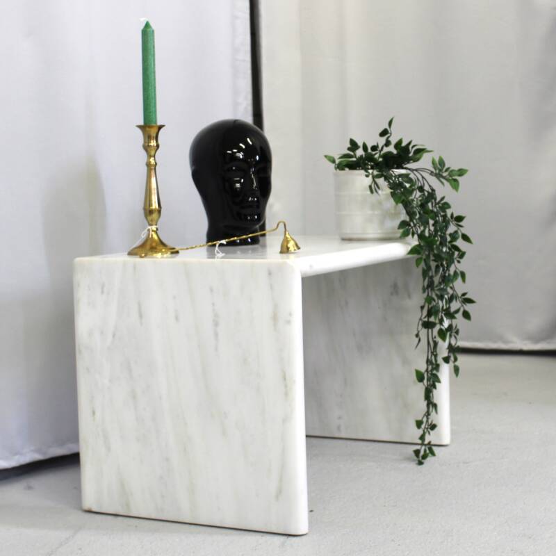 Vintage marble side table, coffee table