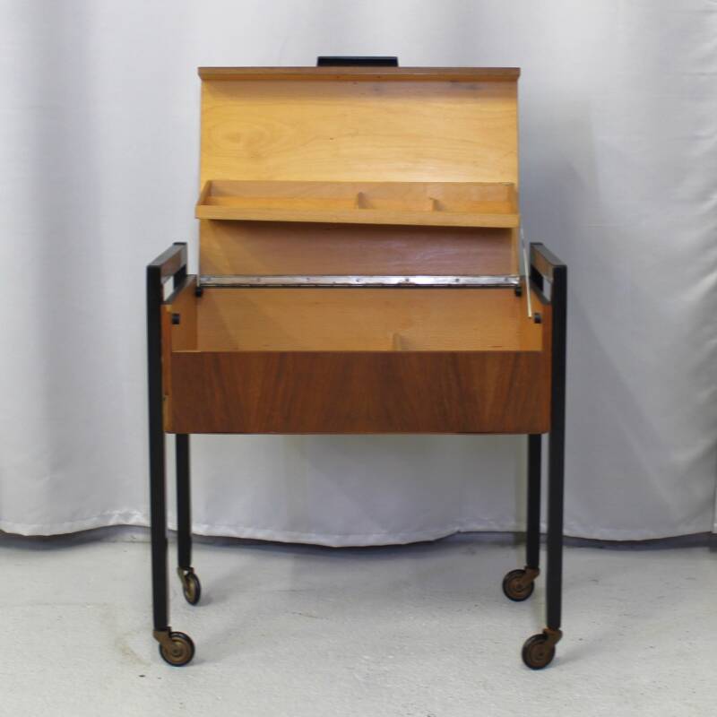 Vintage sewing cabinet, side table