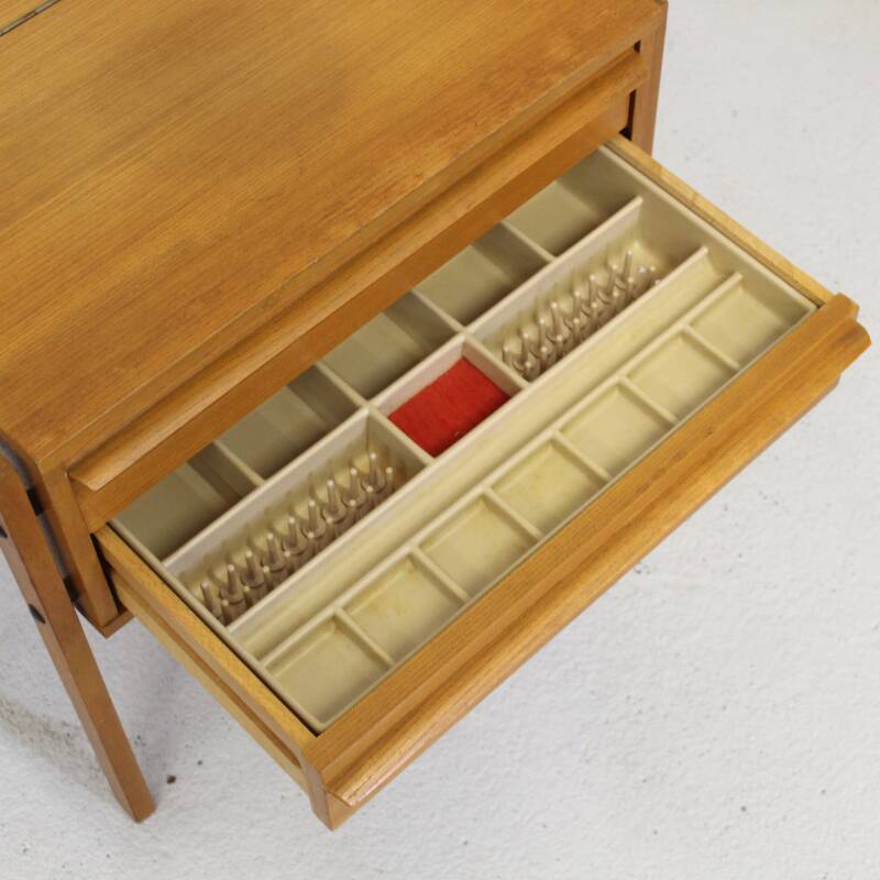 Vintage sewing cabinet, side table