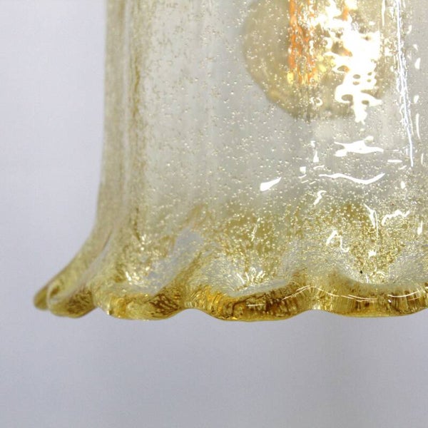 Vintage mundgeblasene Lampe