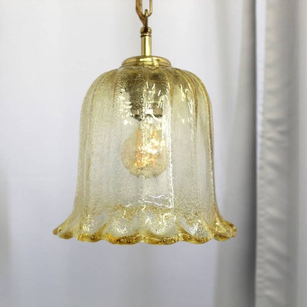 Vintage mundgeblasene Lampe