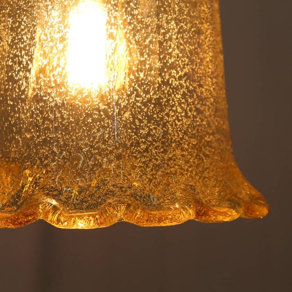 Vintage mundgeblasene Lampe
