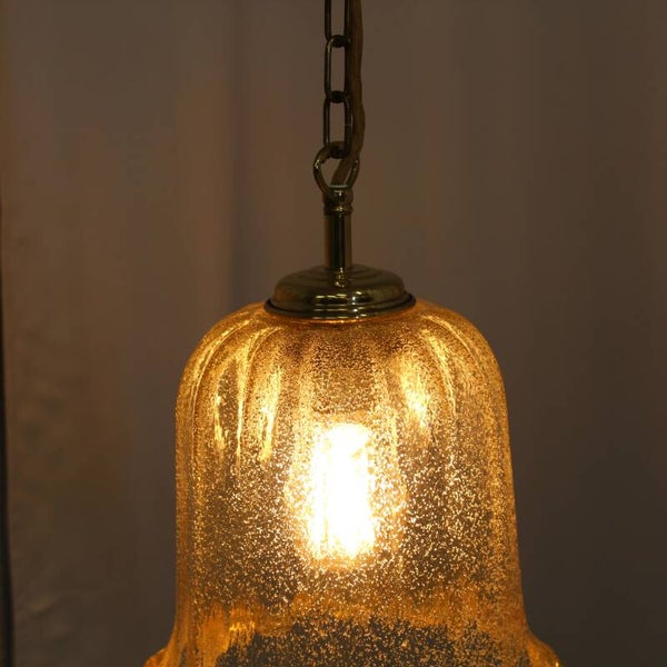 Vintage mundgeblasene Lampe