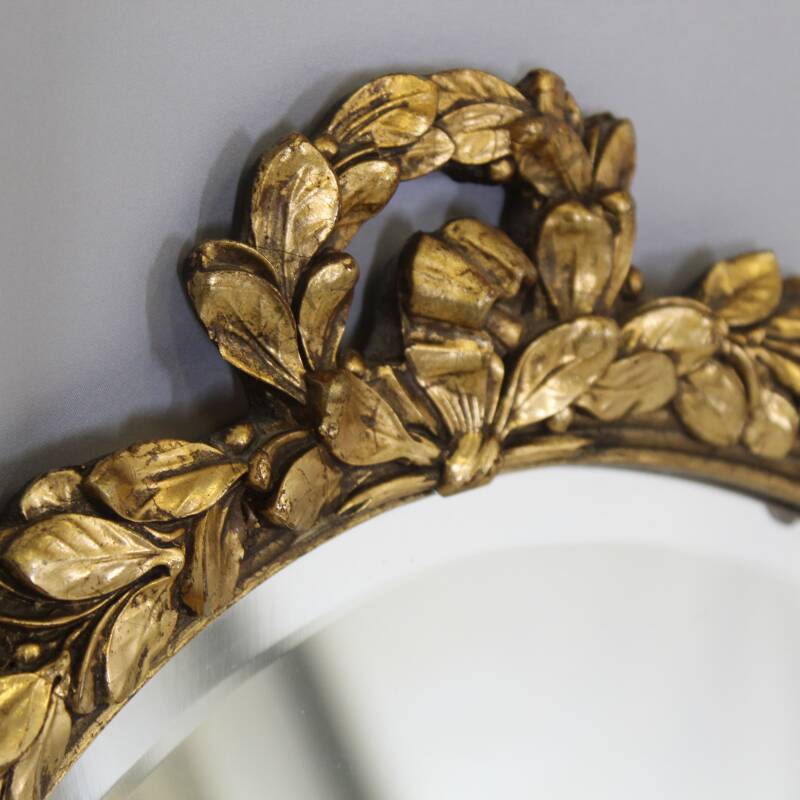 Vintage gouden strikspiegel