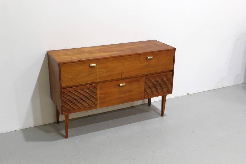 Vintage sideboard, audio furniture, radio cabinet - 1960s | 01184