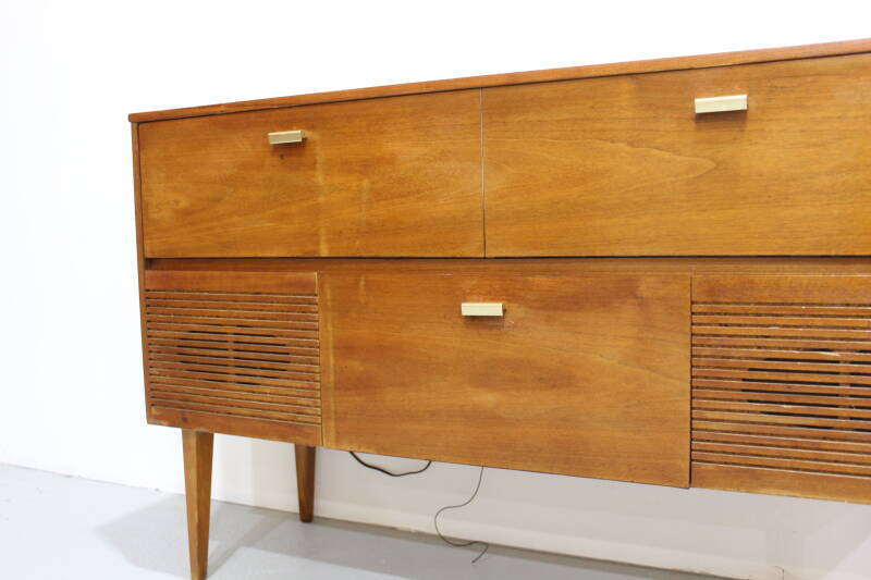 Vintage sideboard, audio furniture, radio cabinet - 1960s | 01184