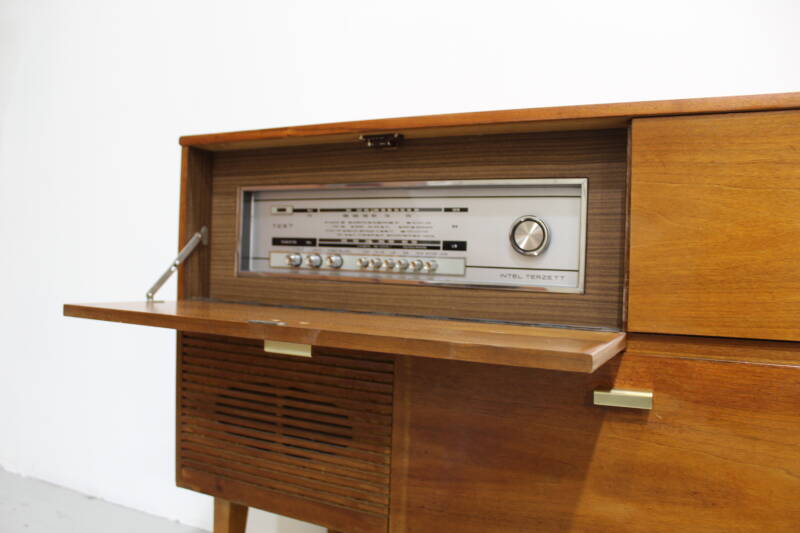 Vintage sideboard, audio furniture, radio cabinet - 1960s | 01184