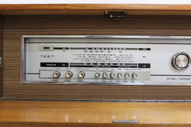 Vintage sideboard, audio furniture, radio cabinet - 1960s | 01184