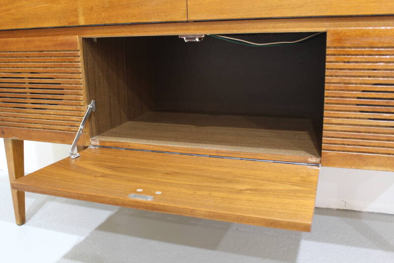 Vintage sideboard, audio furniture, radio cabinet - 1960s | 01184