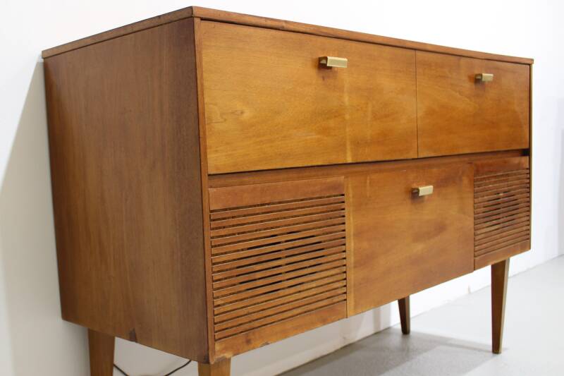 Vintage sideboard, audio furniture, radio cabinet - 1960s | 01184