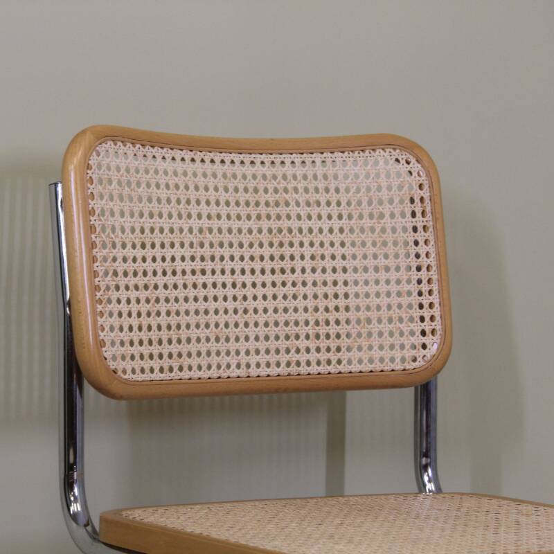 Set of vintage webbing chairs Marcel Breuer