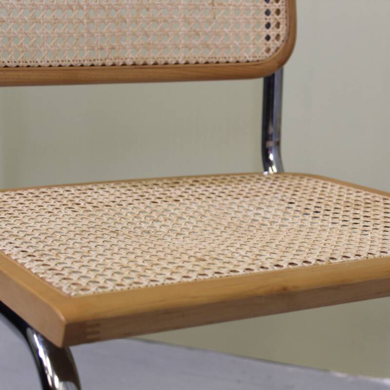 Set of vintage webbing chairs Marcel Breuer