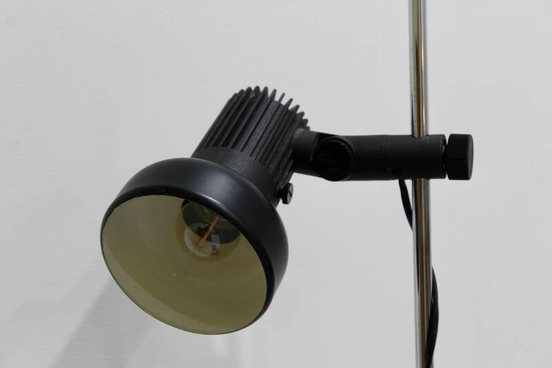 Vintage floor lamp, black - 60s | 01206
