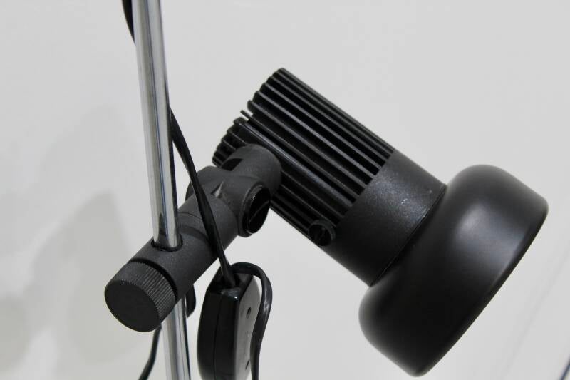 Vintage floor lamp, black - 60s | 01206
