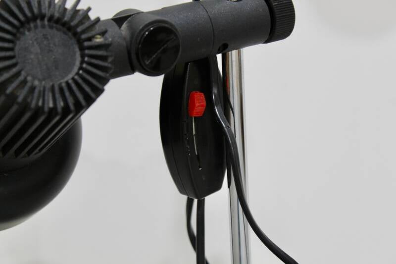 Vintage floor lamp, black - 60s | 01206