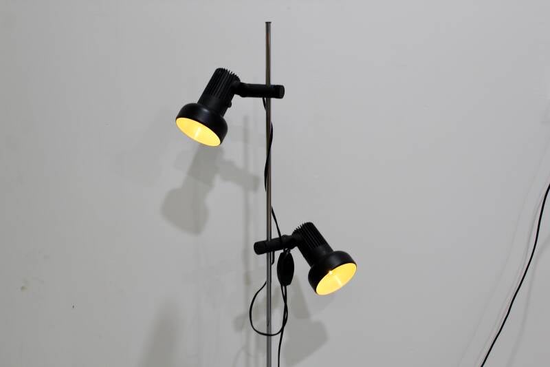 Vintage floor lamp, black - 60s | 01206