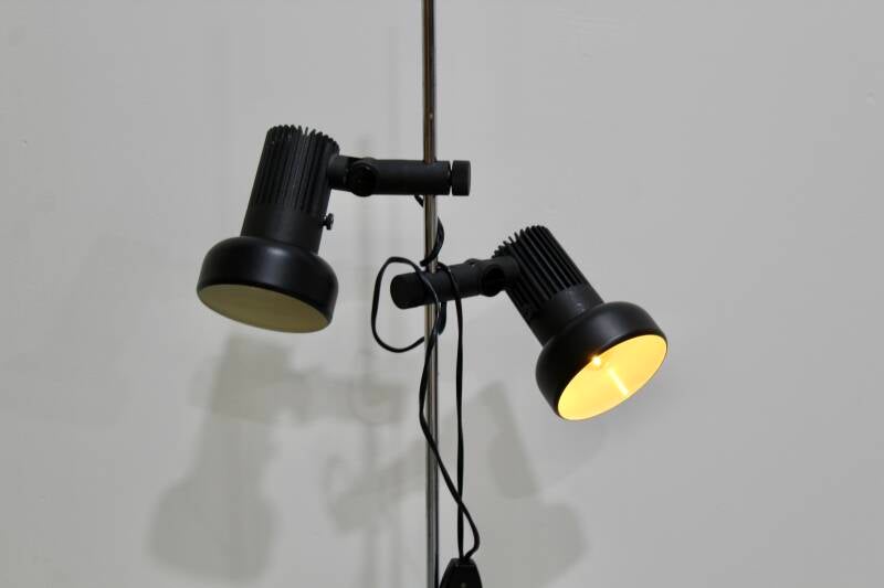 Vintage floor lamp, black - 60s | 01206