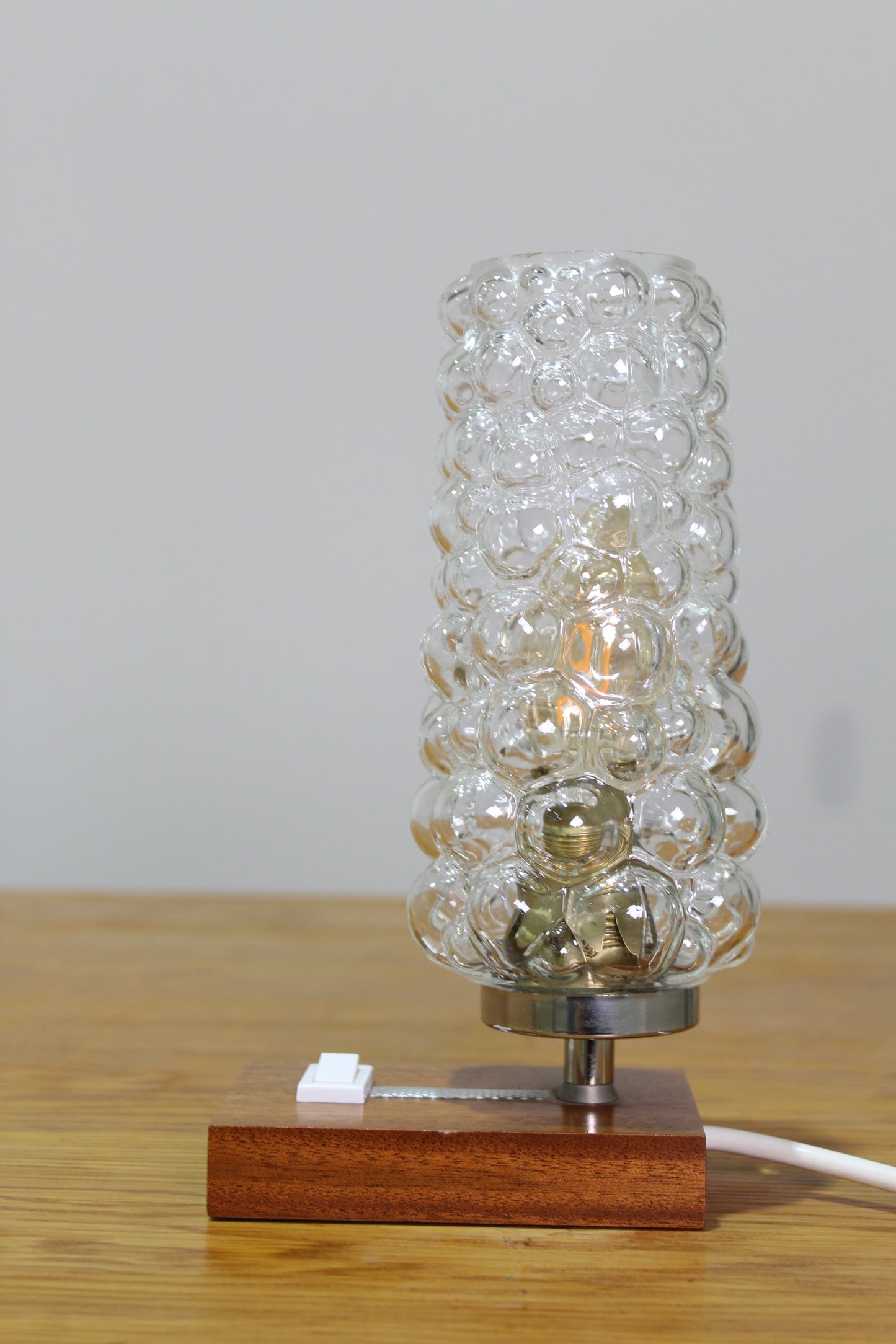 Vintage bubbel nachtlampje, tafellamp