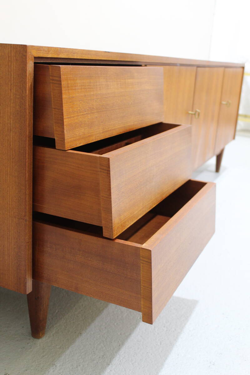 Vintage tv-meubel, dressoir, sideboard - teak, jaren '60 | 01292