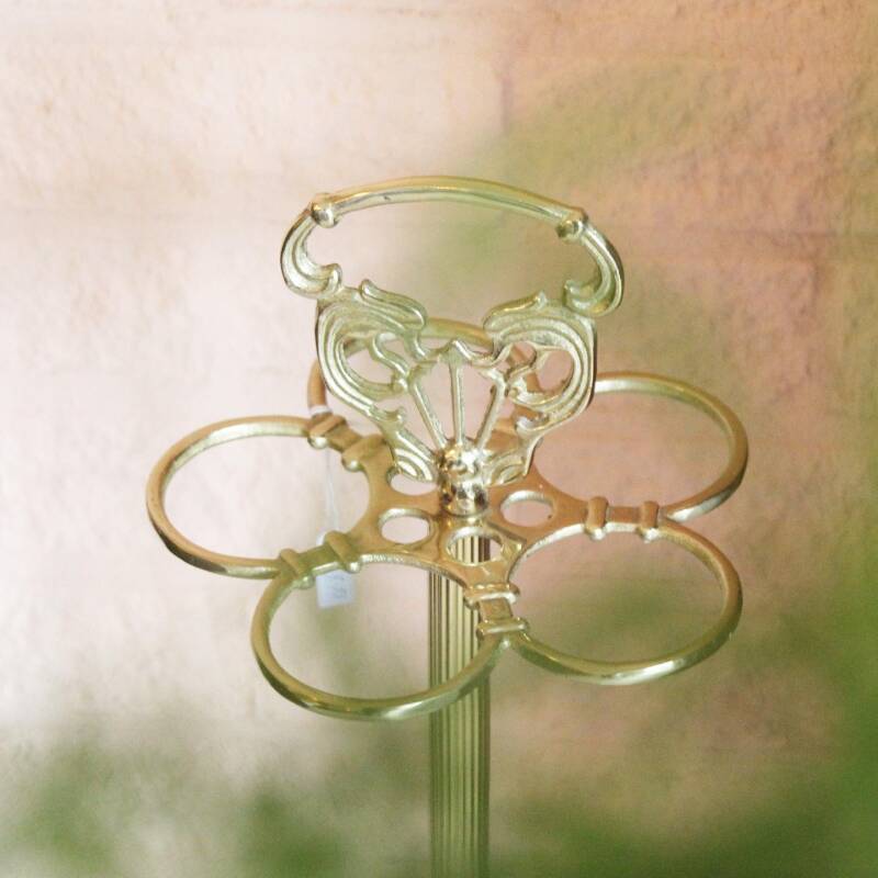 Vintage umbrella holder brass