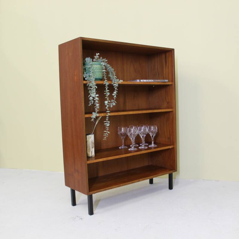 Vintage boekenkast - teak hout, jaren '60
